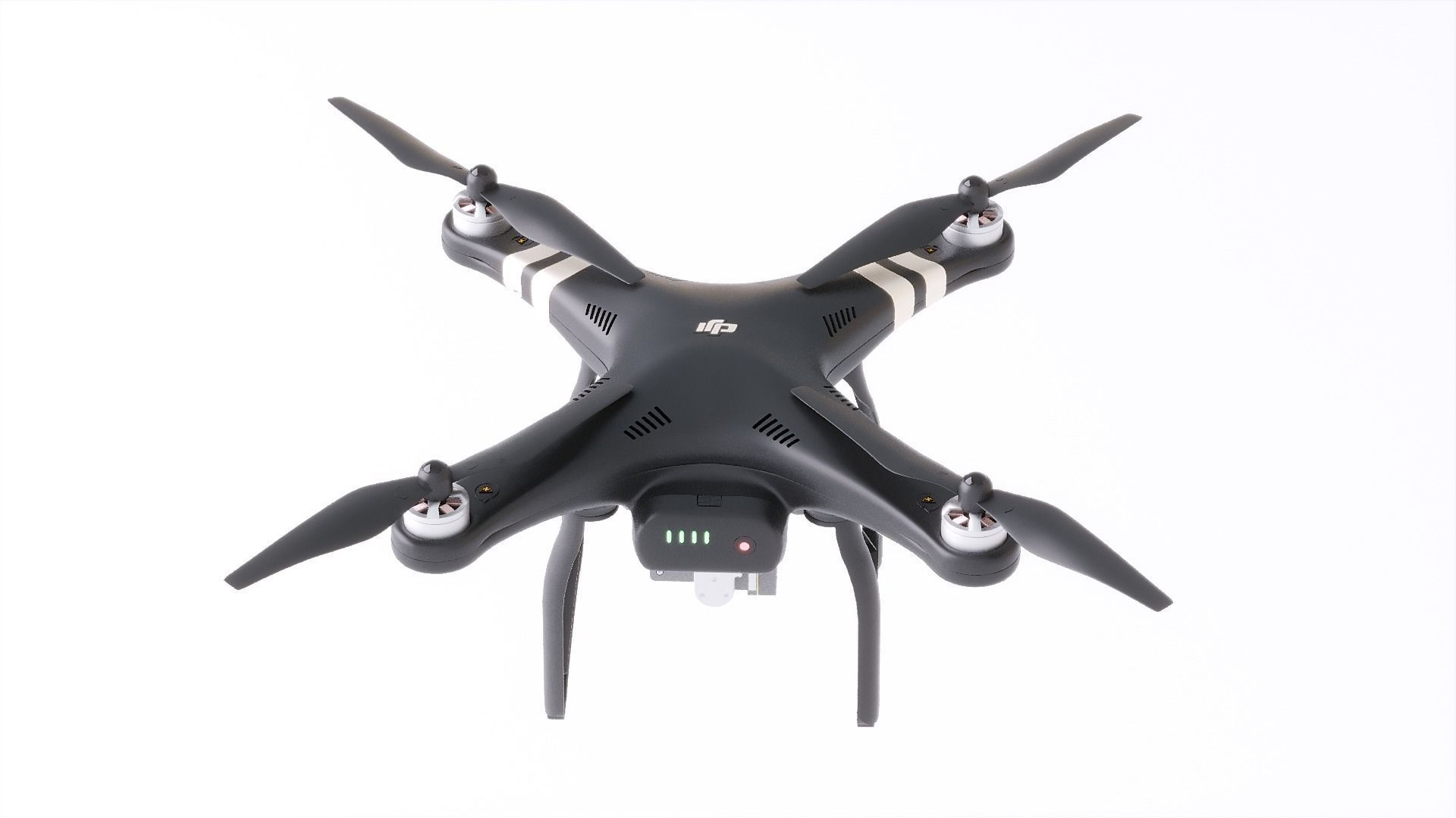 DJI Professional Phantom 3 Quadcopter Drone 3D Model 3D model_12