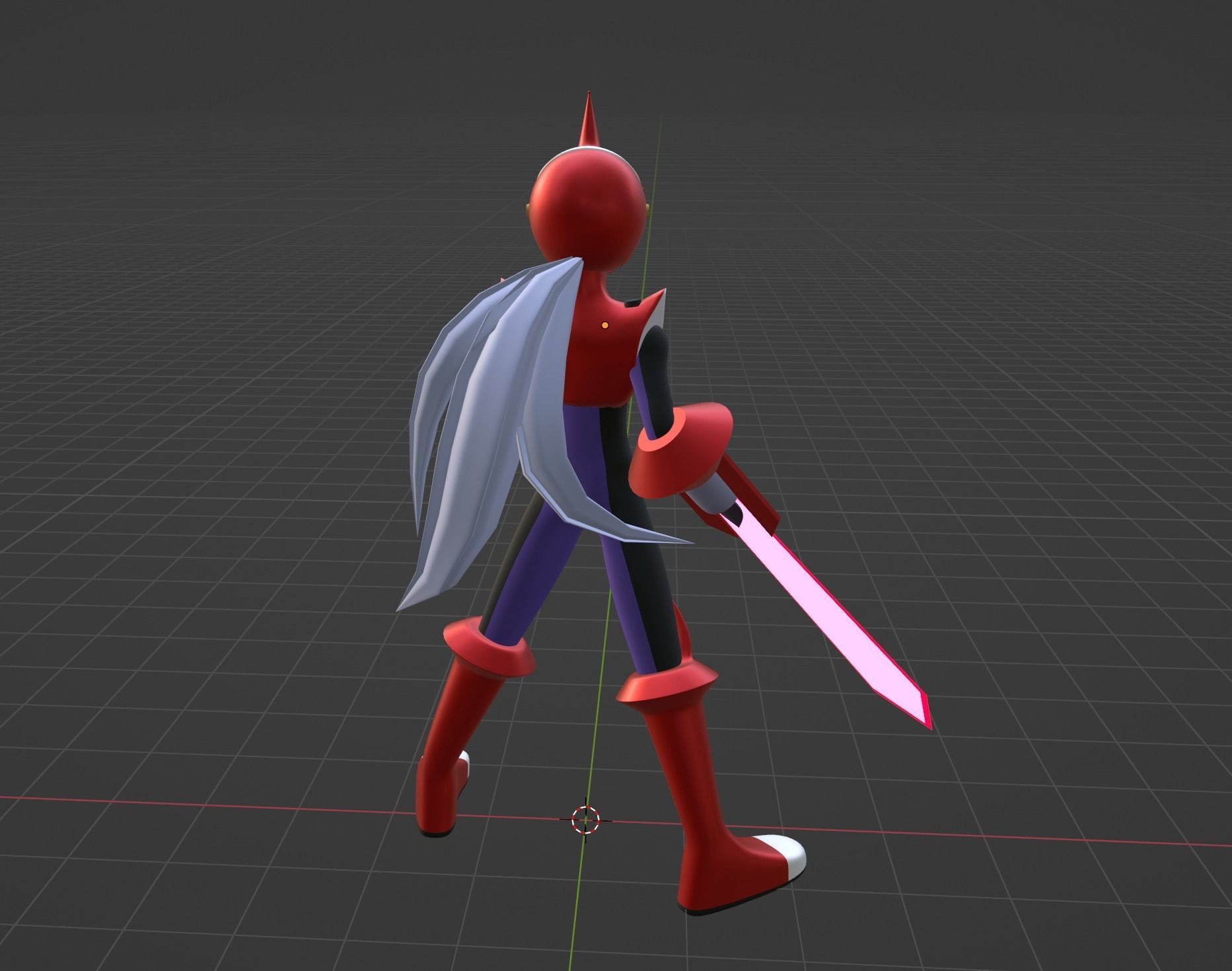 Protoman EXE - Megaman Battle Network 3D model_7