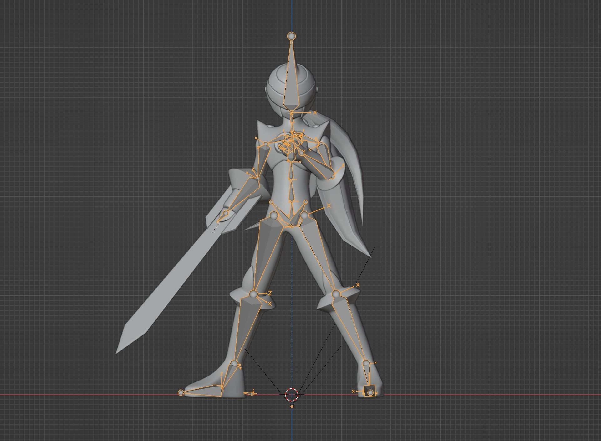 Protoman EXE - Megaman Battle Network 3D model_14