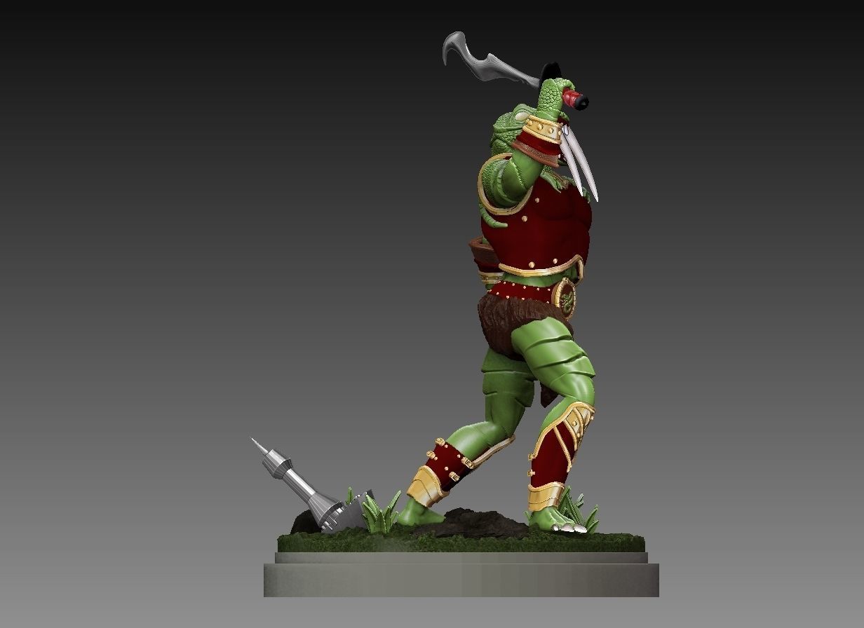 Fangor miniature from MOTU  3D print model_5