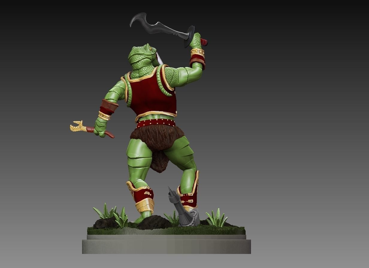Fangor miniature from MOTU  3D print model_3