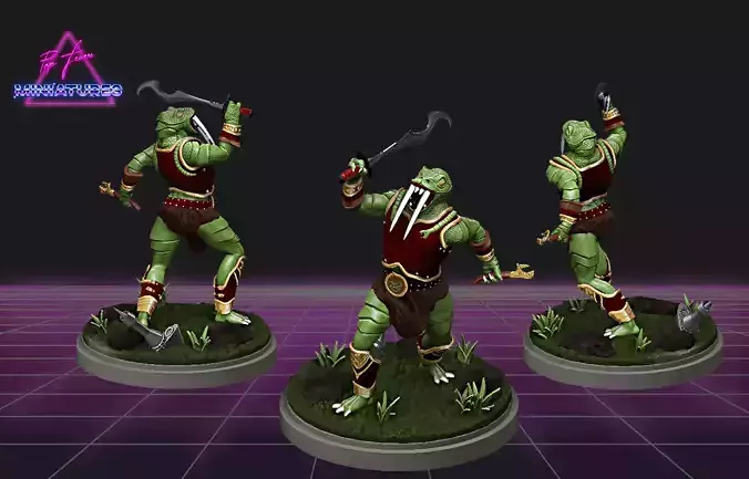 Fangor miniature from MOTU  3D print model