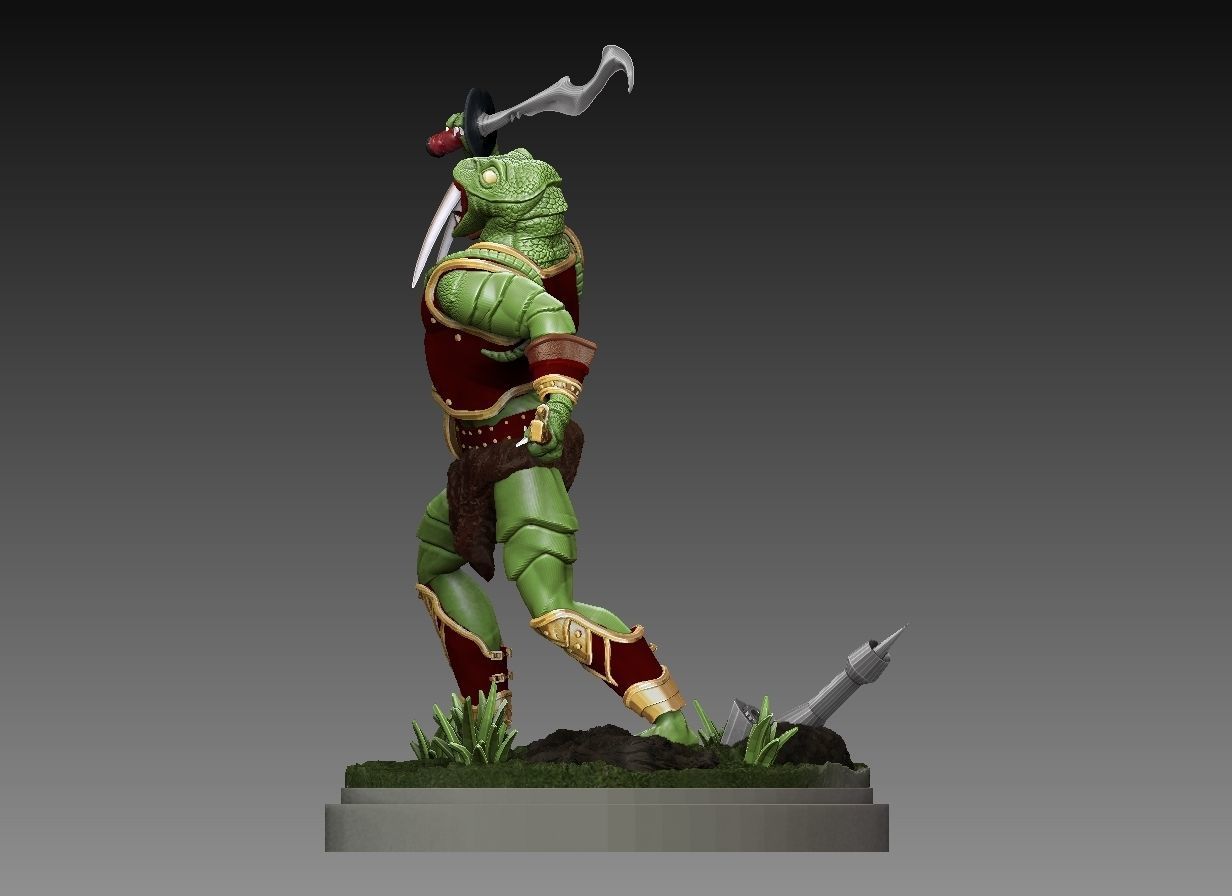 Fangor miniature from MOTU  3D print model_4