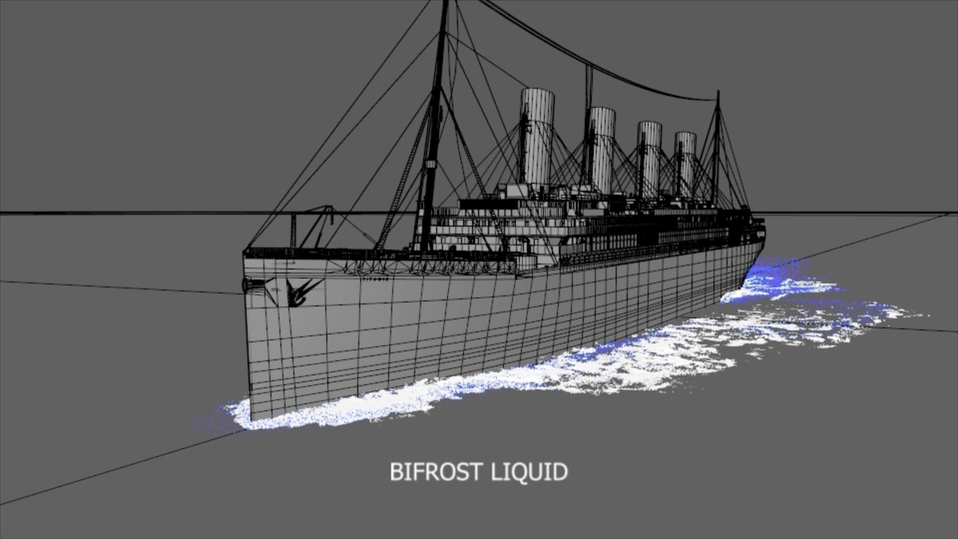 RMS TITANIC SHIP BLENDER AND MAYA 3D MODEL 3D model_7