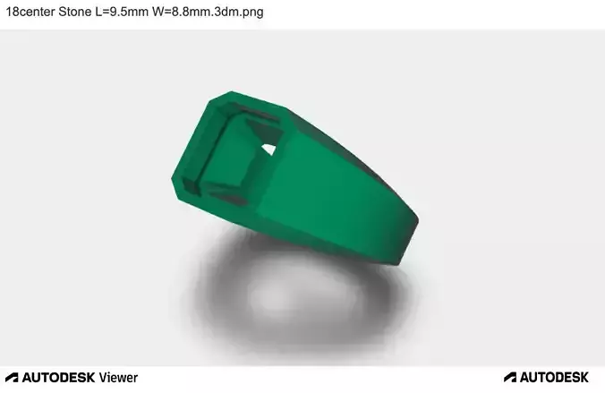 Men Ring With Emerald Center Stone