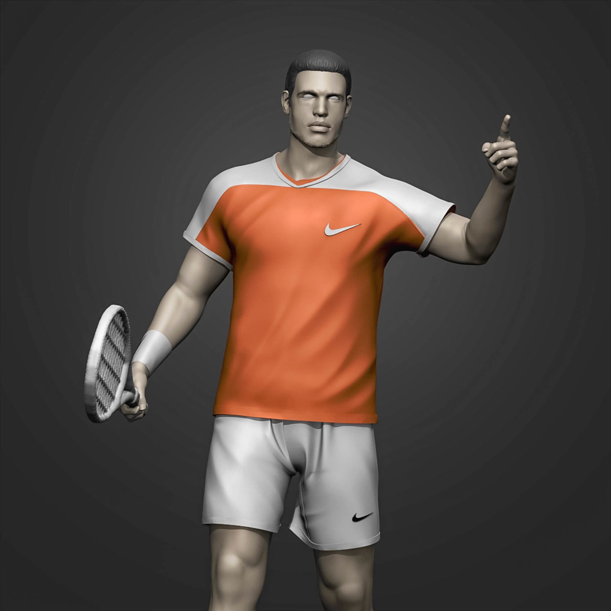 Carlos Alcaraz 3D Printable 3D print model_9