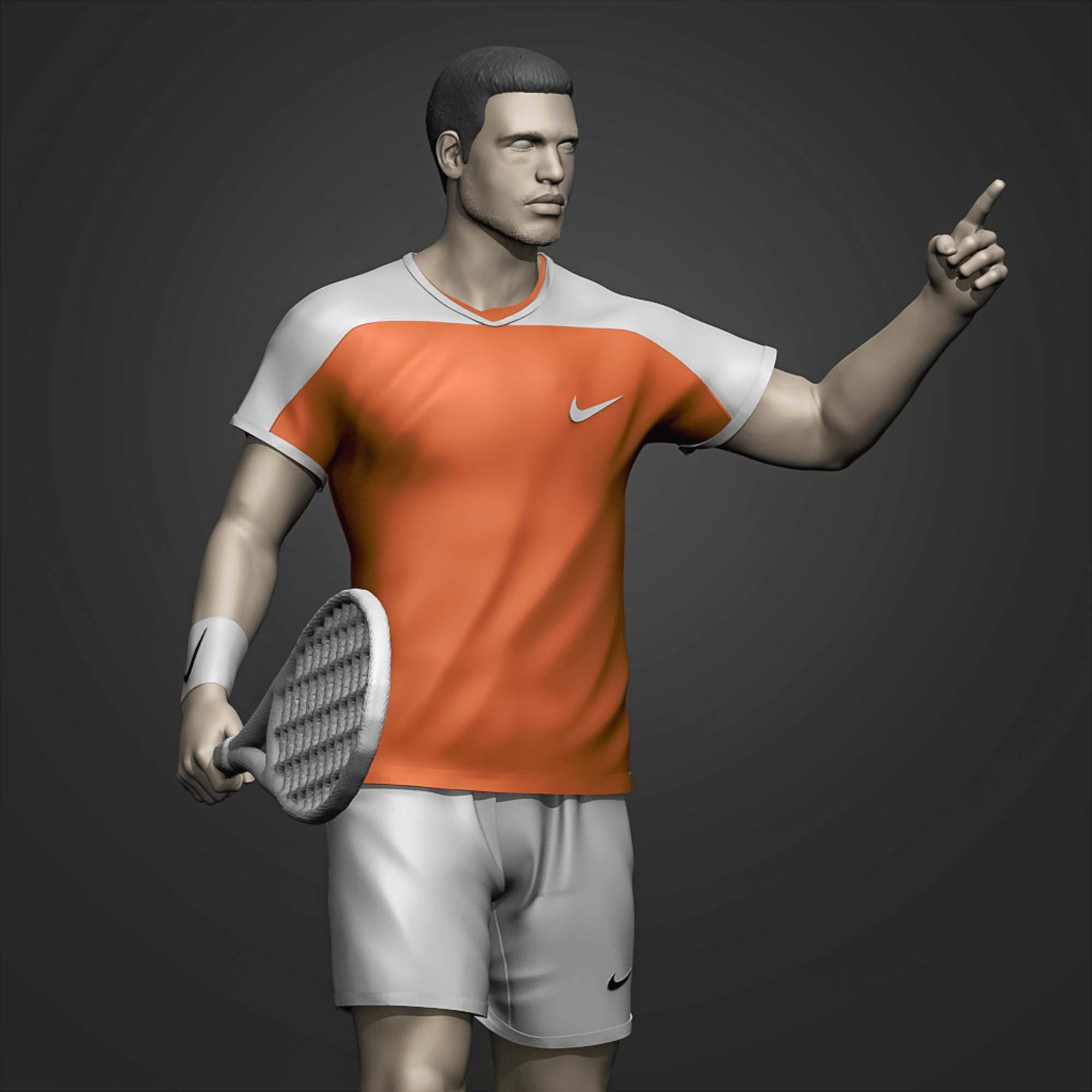 Carlos Alcaraz 3D Printable 3D print model_8