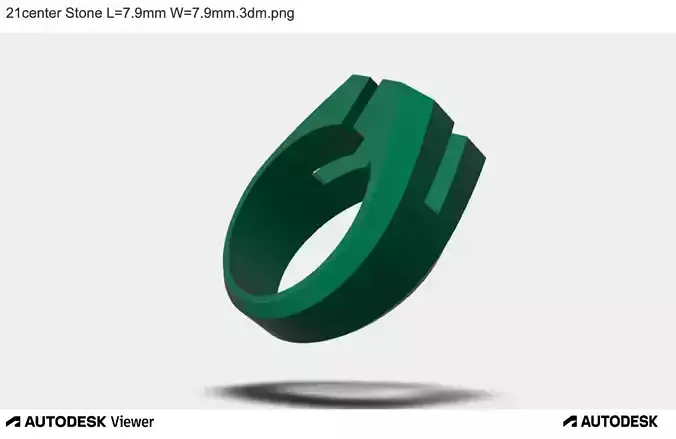 Men Ring with Round Center Stone