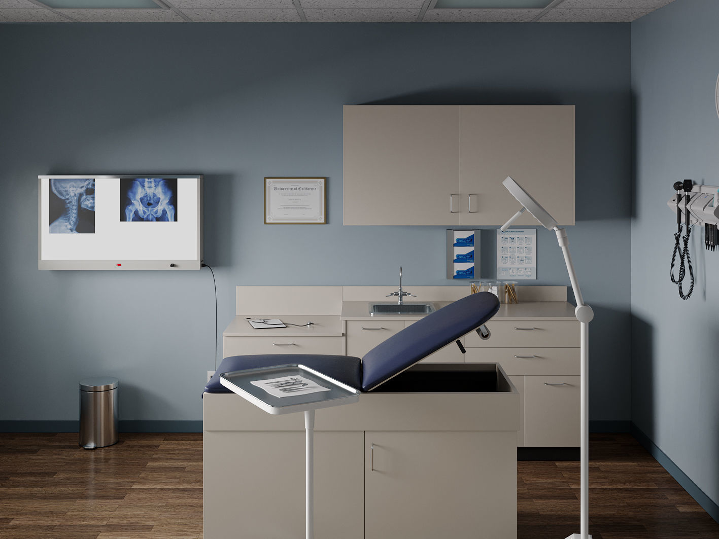Examination Room 3D model_4