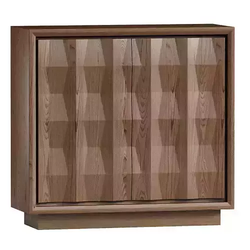 Carved Pattern Drawer Dresser 3D model