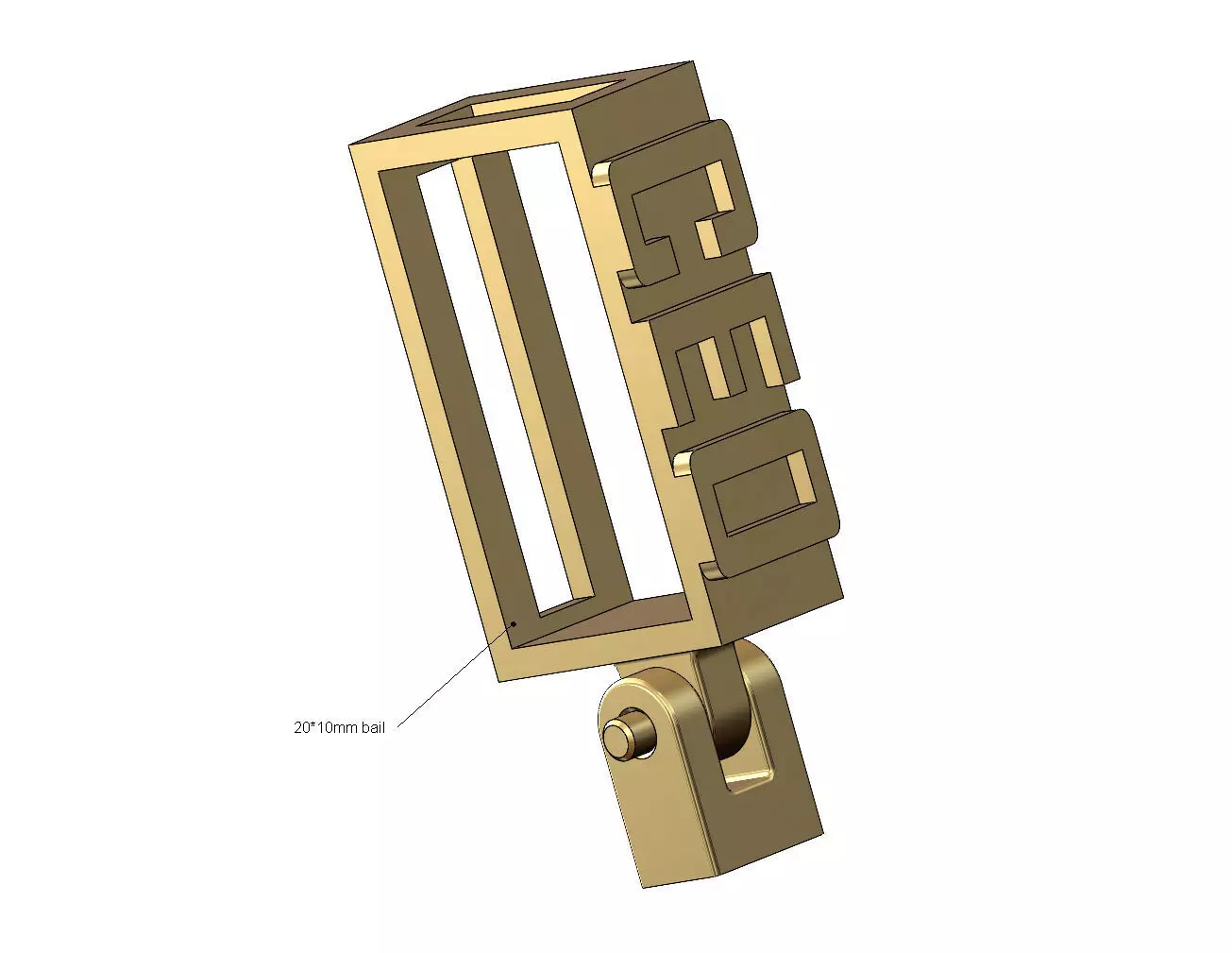 CEO bail link 3D print model