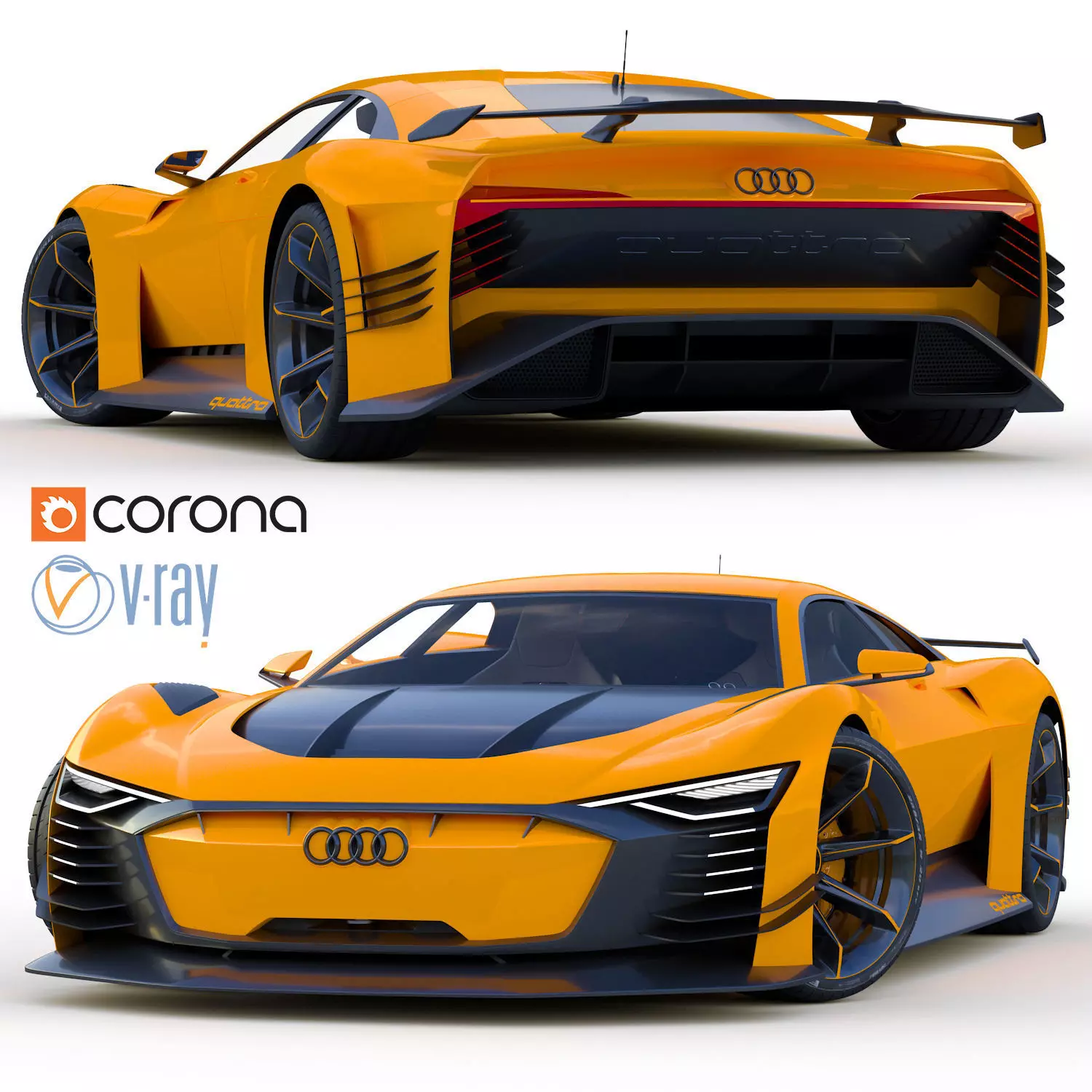 Audi Vision GT Custom 3D model