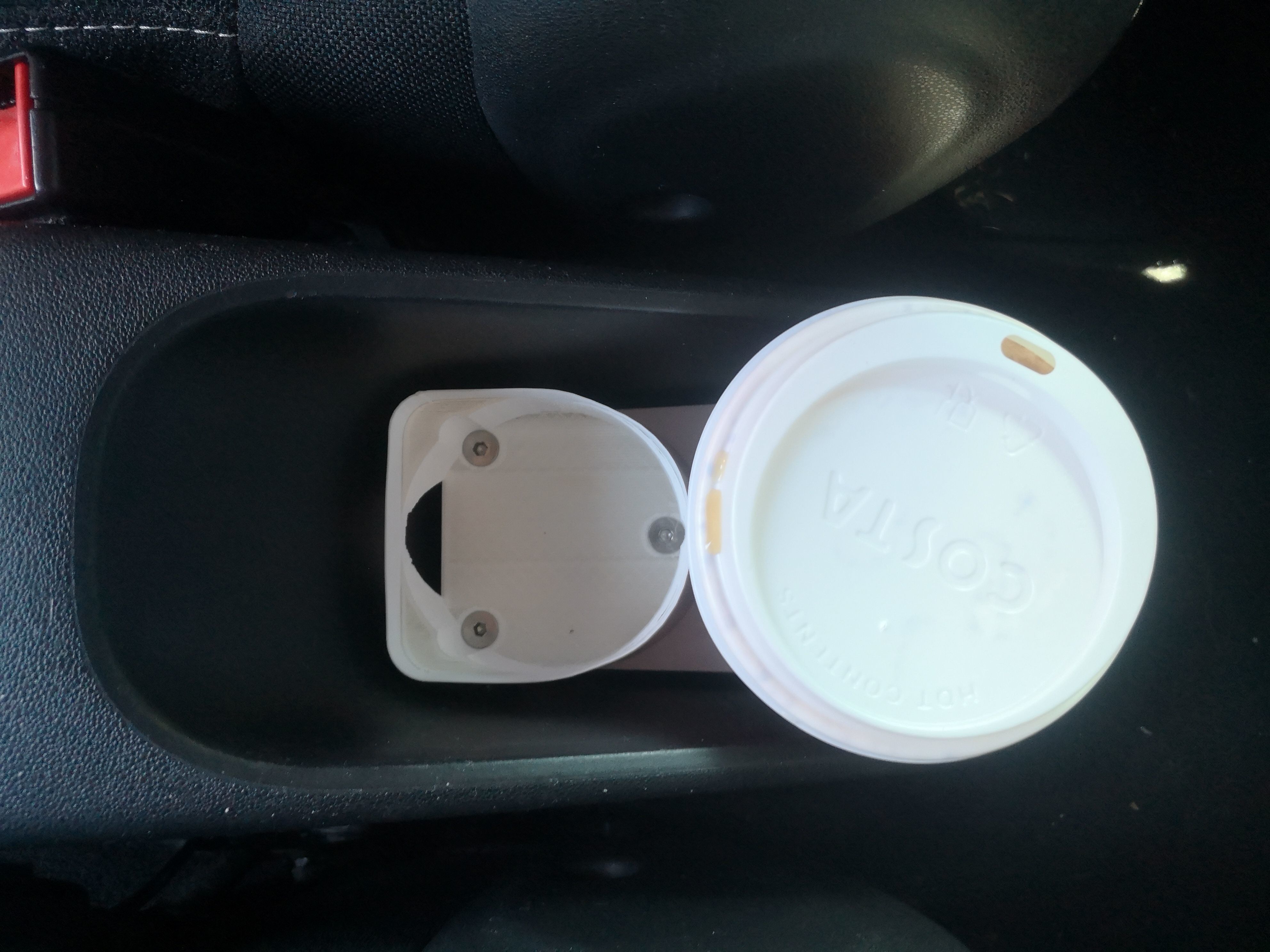 CITROEN DS3 DOUBLE CUP CONSOLE HOLDER free 3D model 3D printable CGTrader