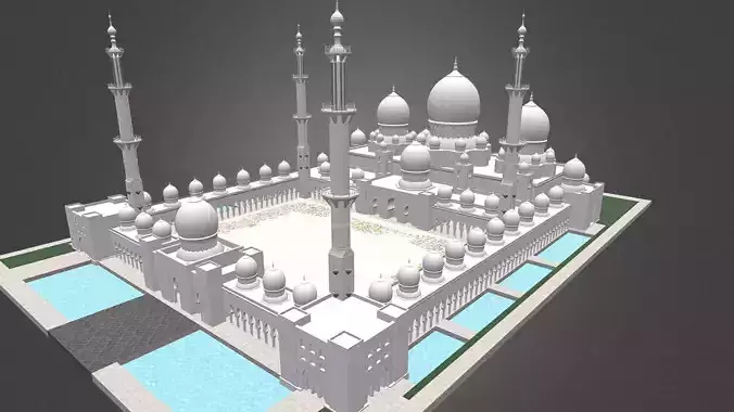 Sheikh Zayed Grand Mosque 3D model