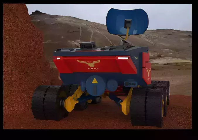 Exploration Rover 3D print model