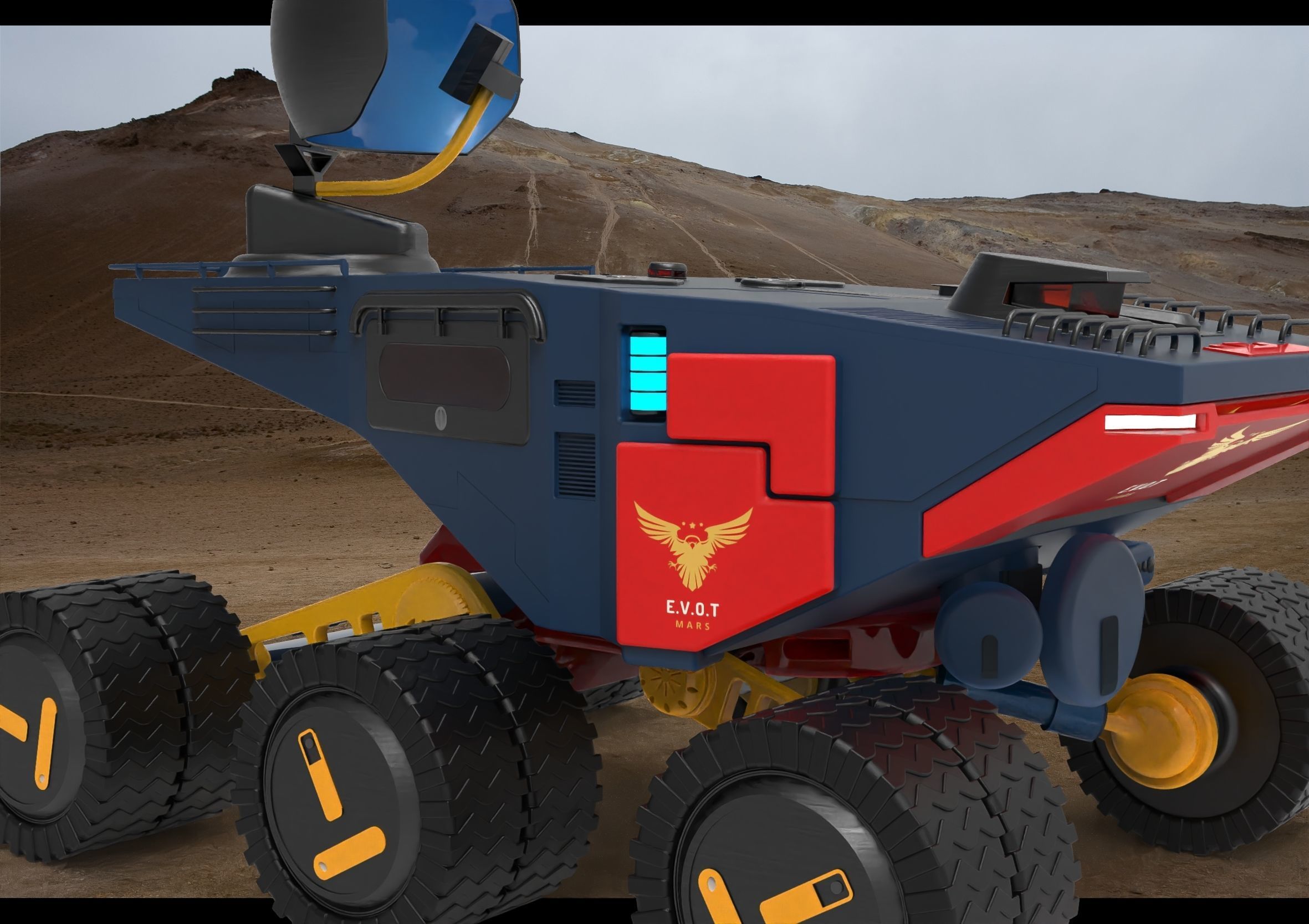 Exploration Rover 3D print model_10