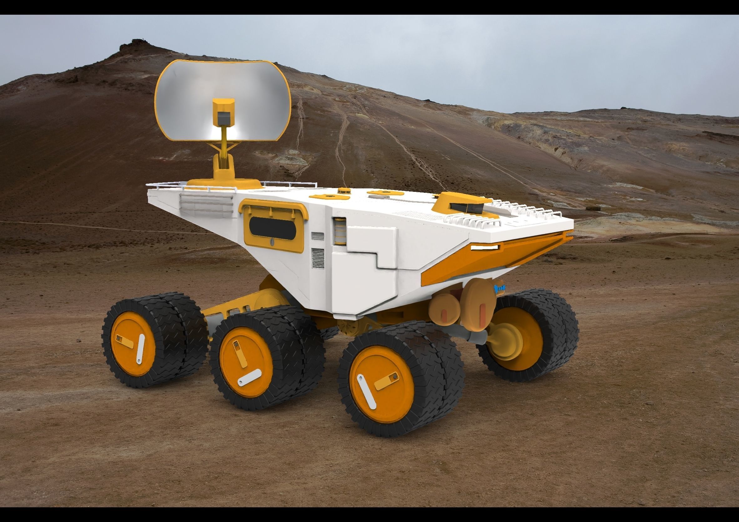Exploration Rover 3D print model_14