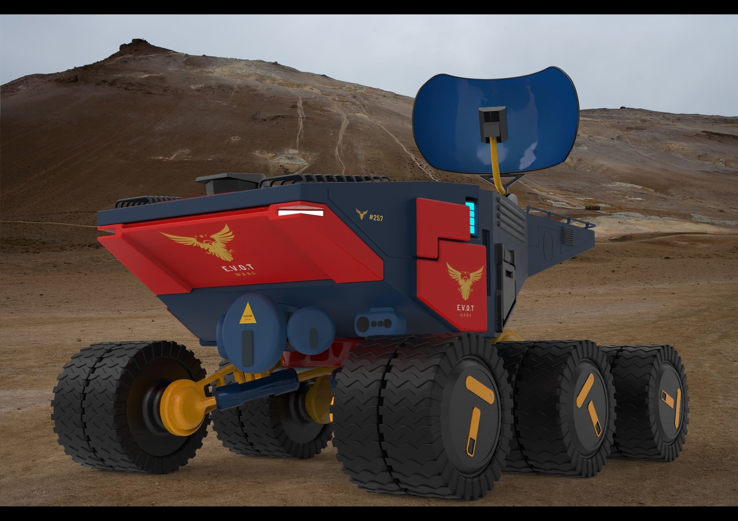 Exploration Rover 3D print model_12