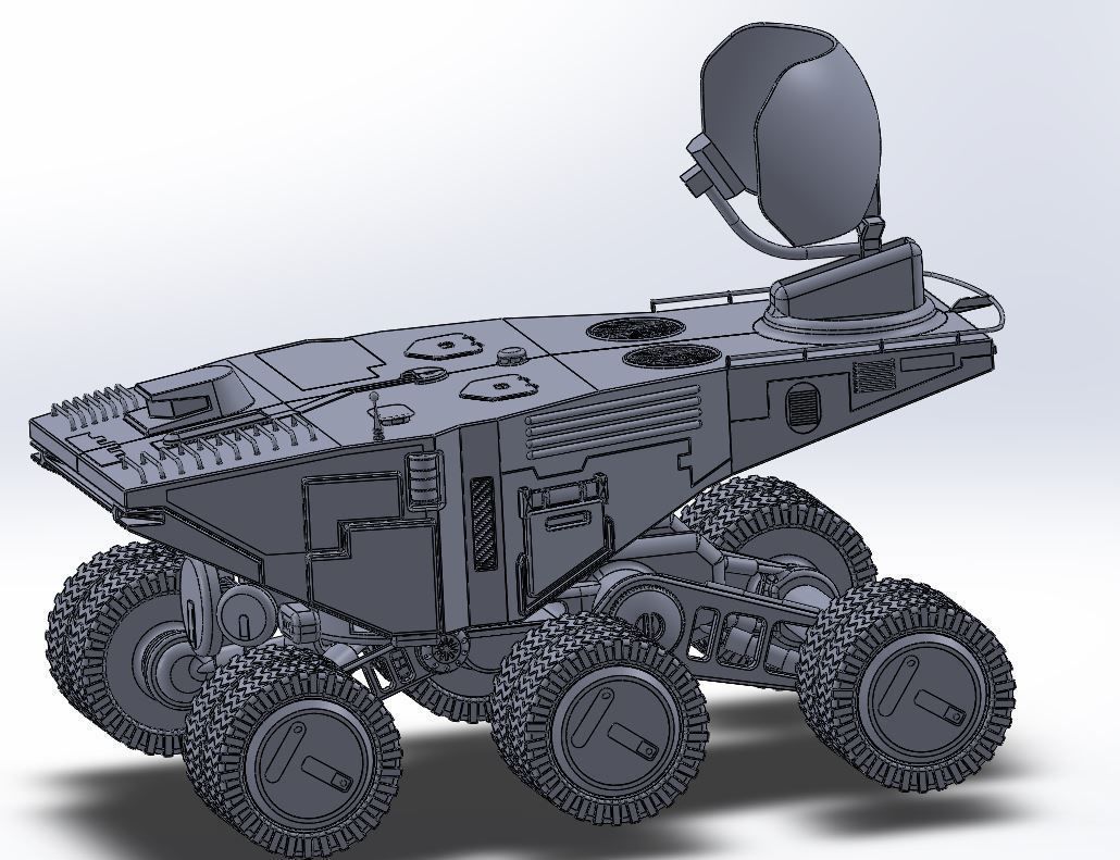 Exploration Rover 3D print model_2