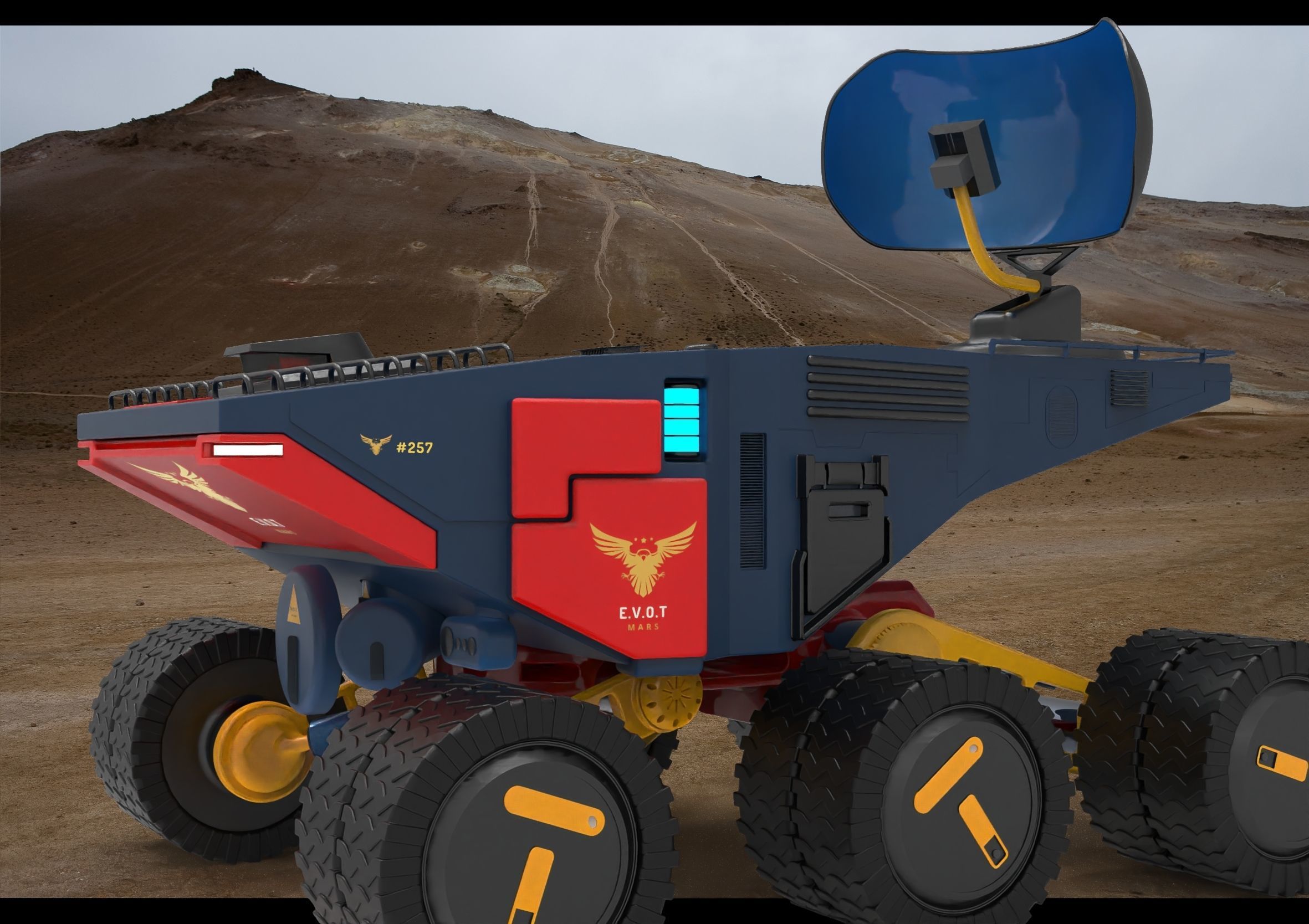 Exploration Rover 3D print model_8