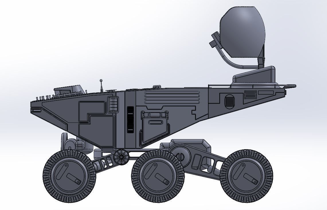 Exploration Rover 3D print model_4