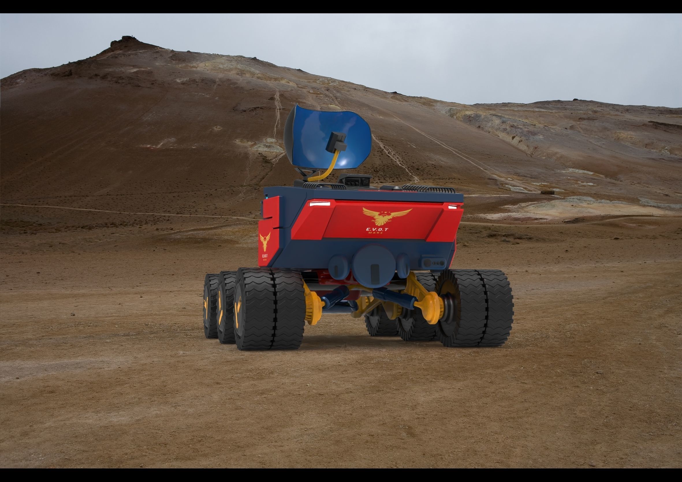 Exploration Rover 3D print model_11