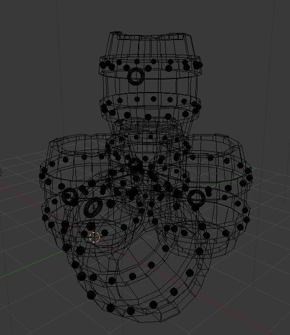 Low Poly Barrel Low-poly 3D model_8