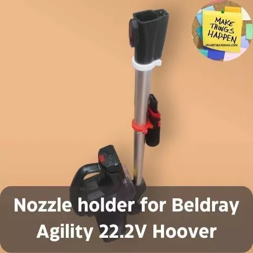 NOZZLE HOLDER FOR BELDRAY AGILITY HOOVER Free 3D print model