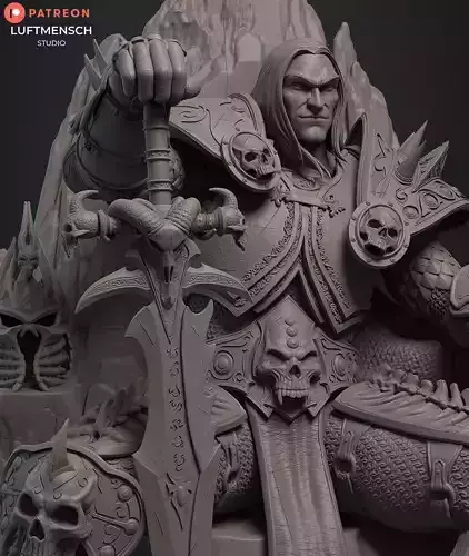 ARTHAS LICH KING 3D print model