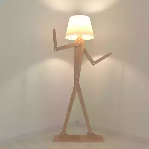 Human Floor Lamp 3D model