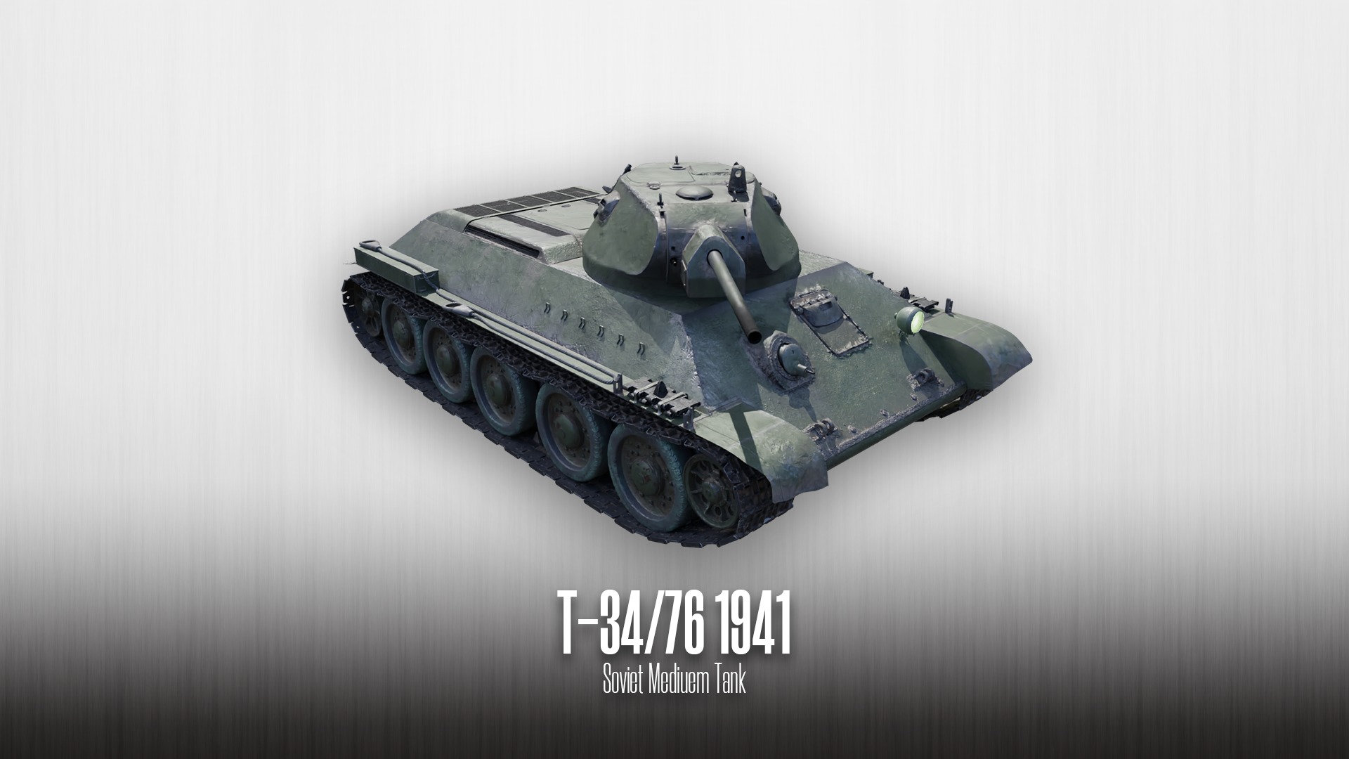 T-34-76 - Soviet Medium Tank - Model 1941 Low-poly 3D model_4