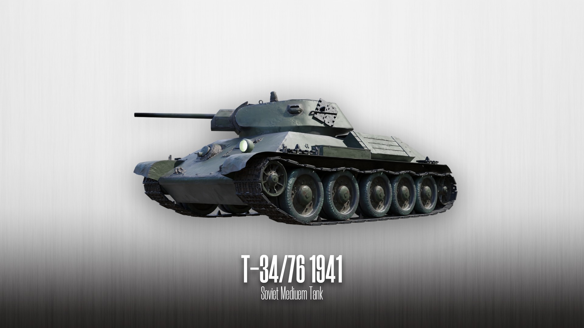T-34-76 - Soviet Medium Tank - Model 1941 Low-poly 3D model_2
