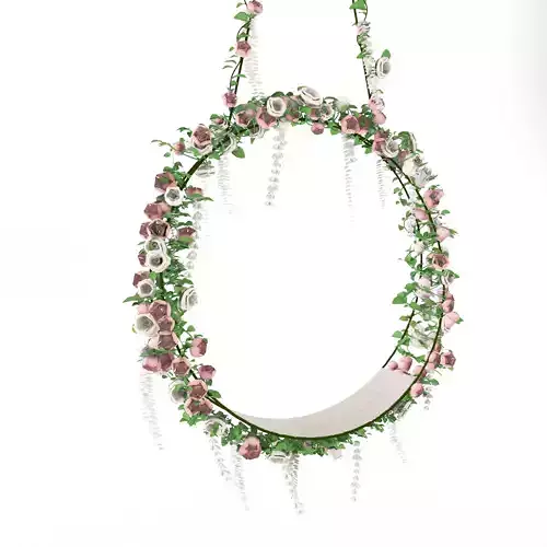 Round flowers and roses swing 