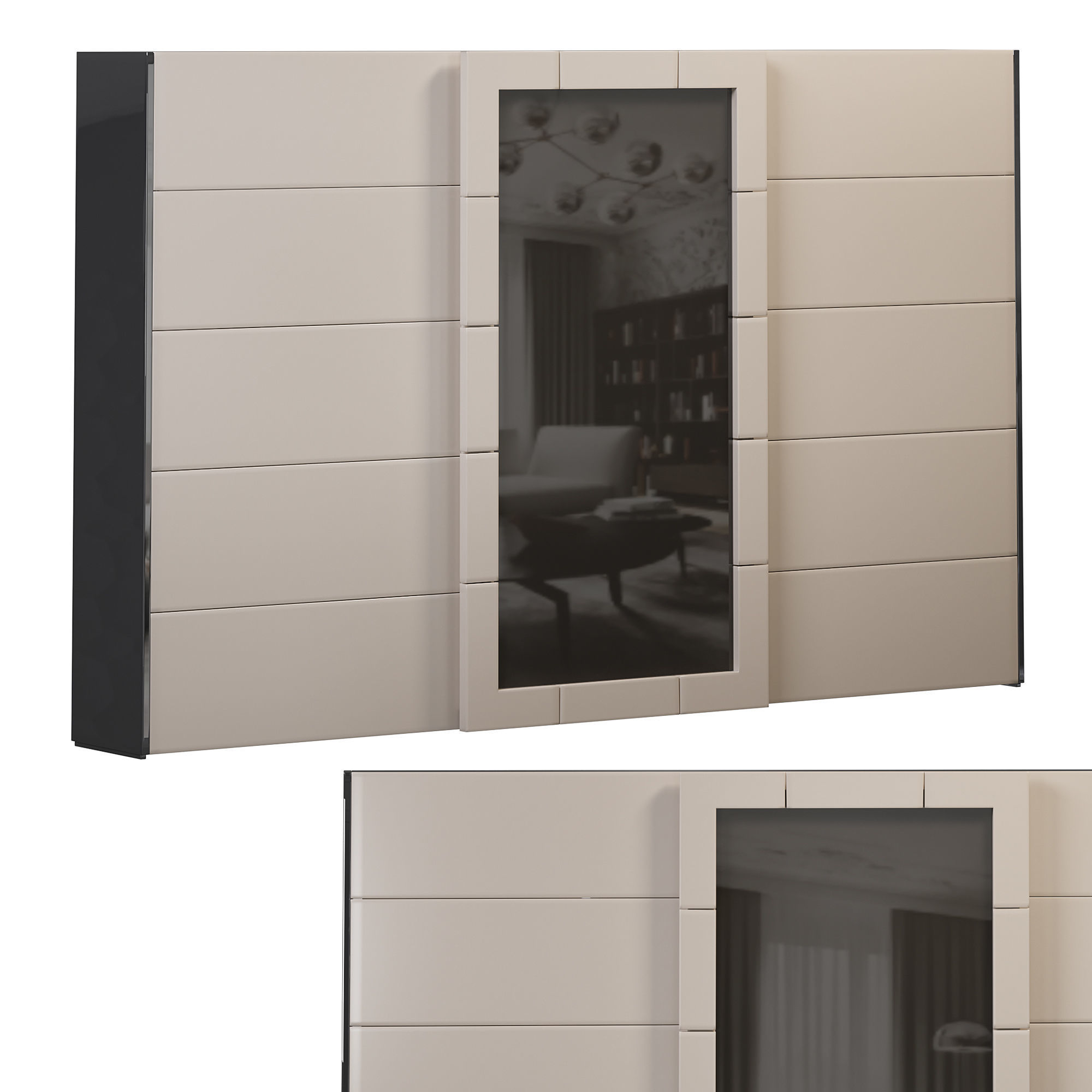 Carina wardrobe by Elvemobilya 3D model_2