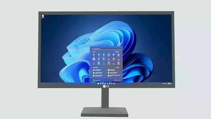 LG LED Monitor Gaming 3D model
