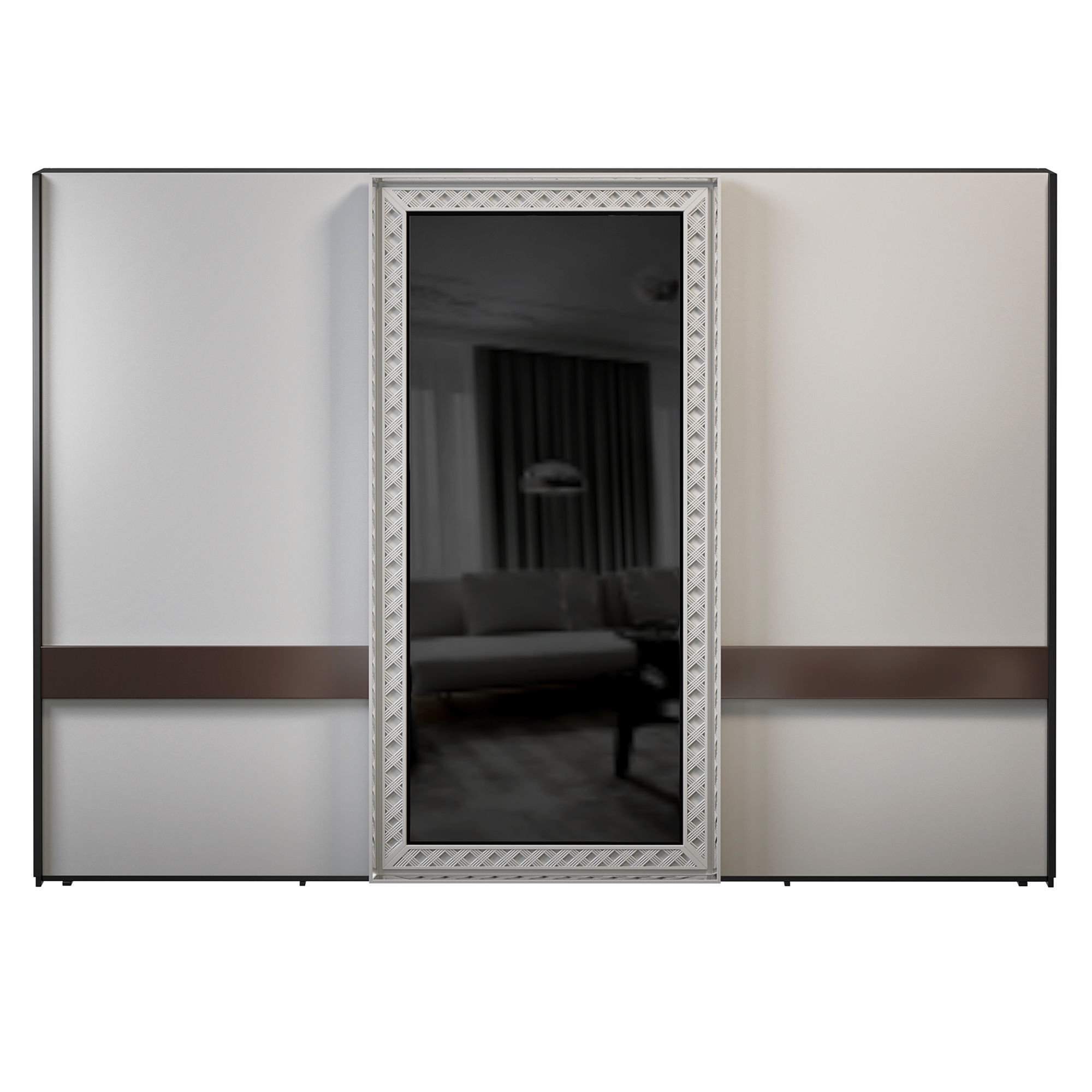 Luxor wardrobe by Elvemobilya 3D model_1