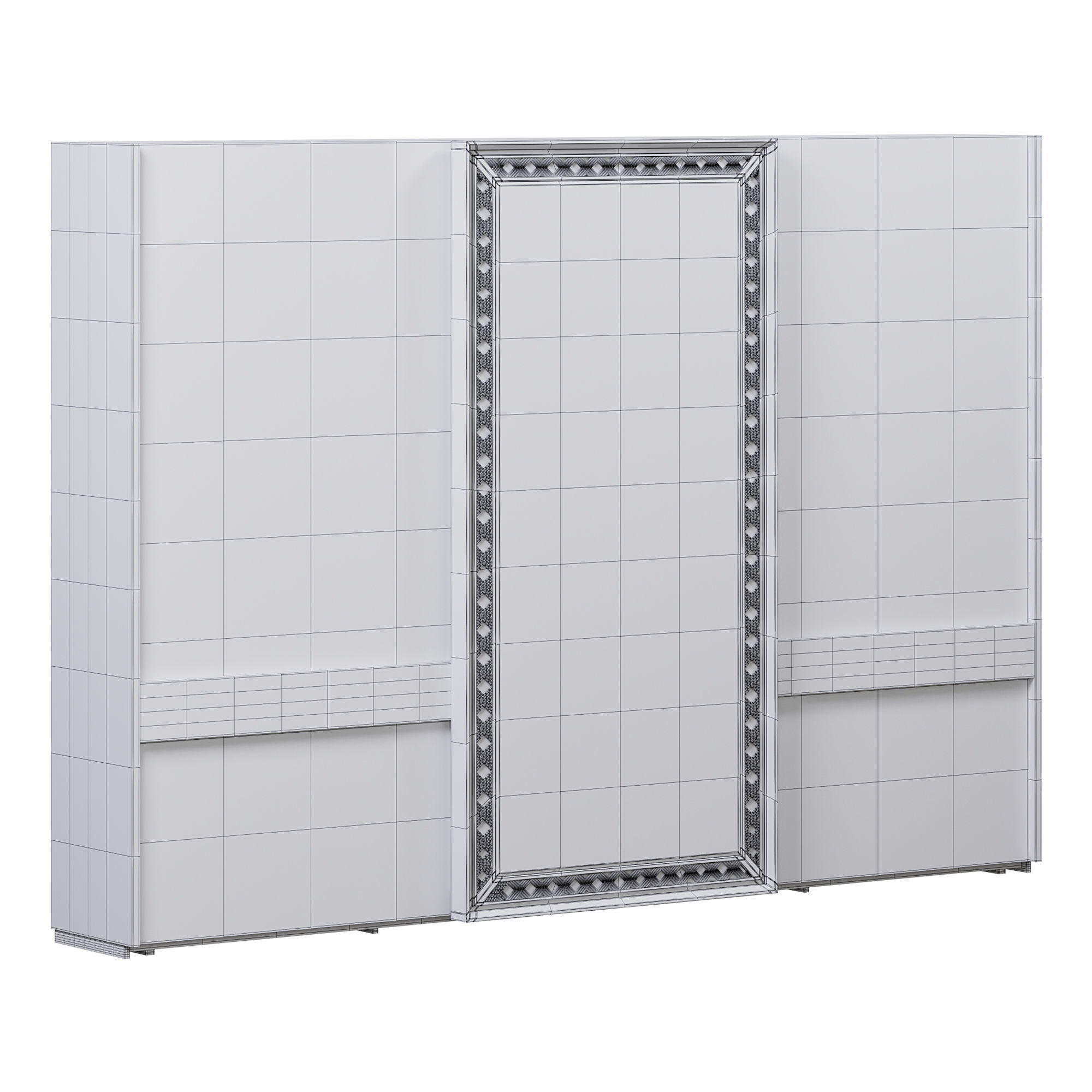 Luxor wardrobe by Elvemobilya 3D model_4