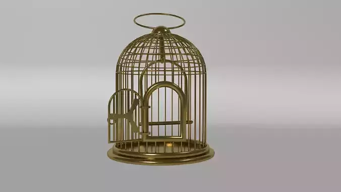 Bird Cage -01 3D model