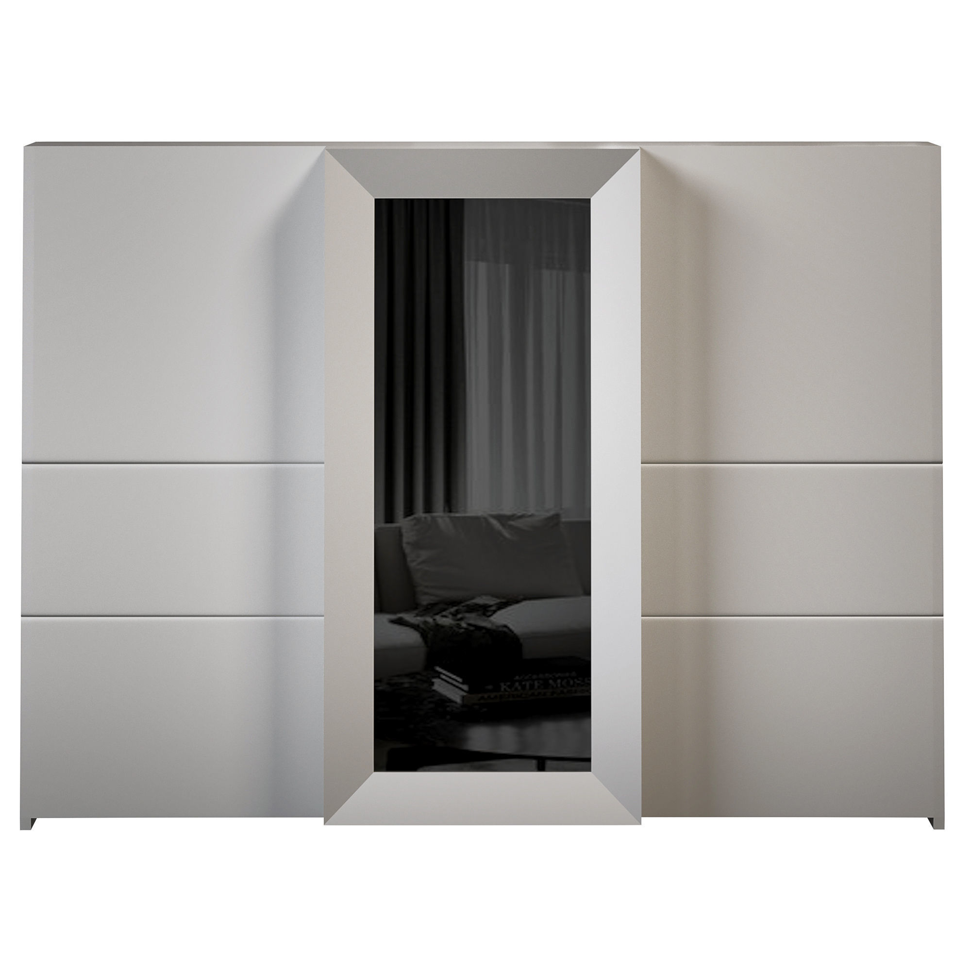 Viera Wardrobe by Elvemobilya 3D model_1