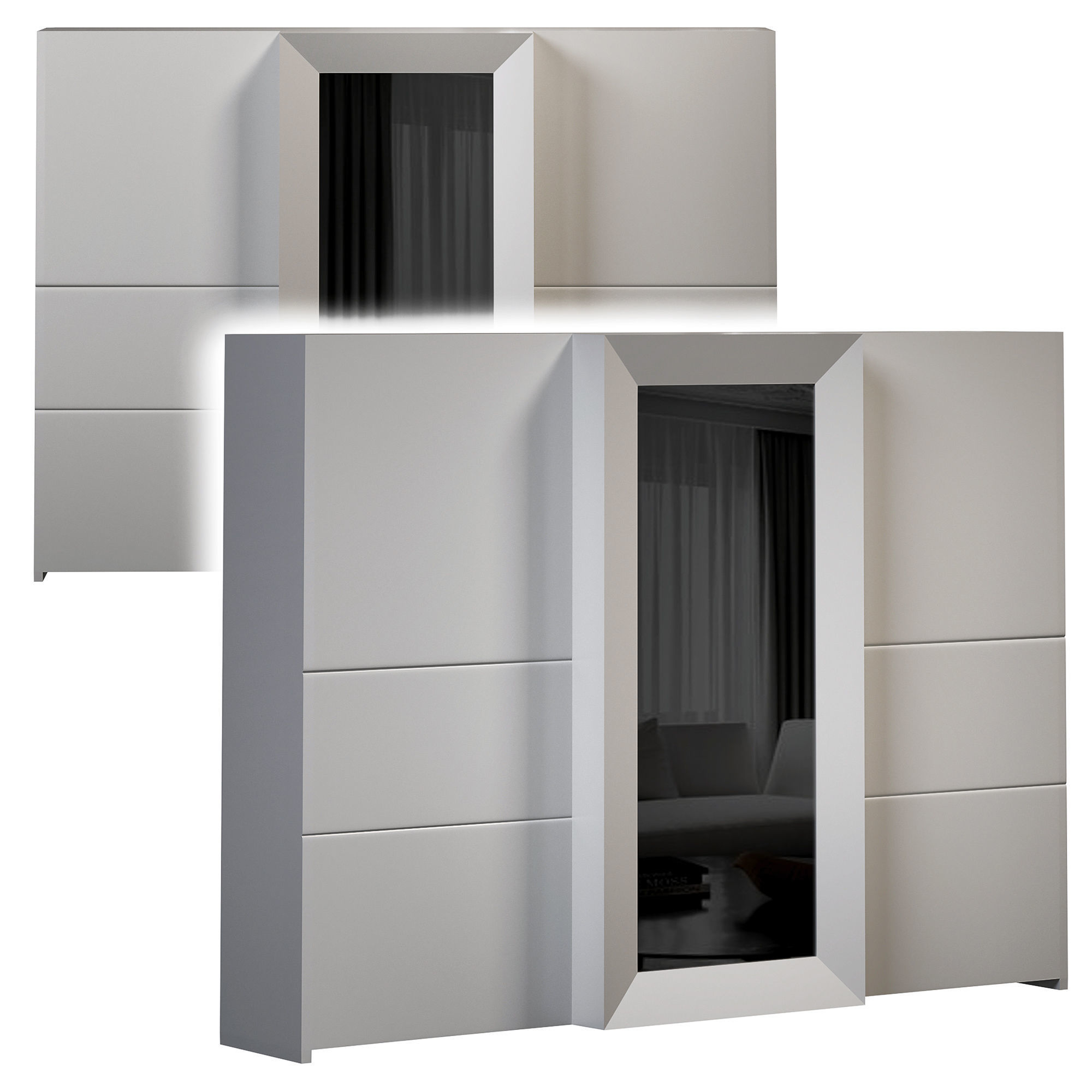 Viera Wardrobe by Elvemobilya 3D model_2