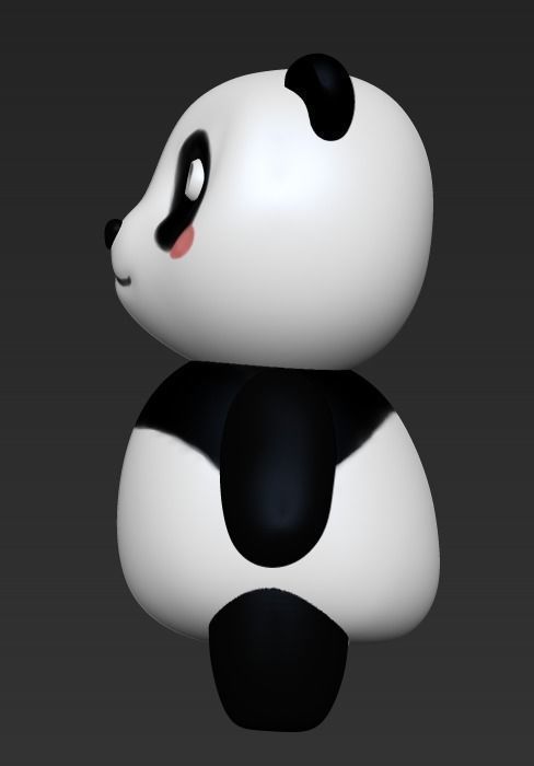 Big Panda 3D print model_1
