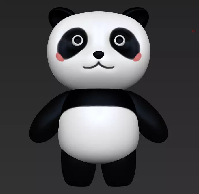 Big Panda 3D print model_0