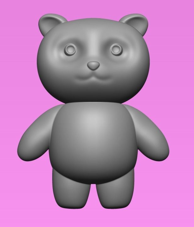 Big Panda 3D print model_4