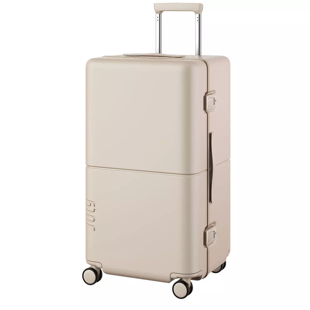 Checked Trunk Luggage by July 3D model_0