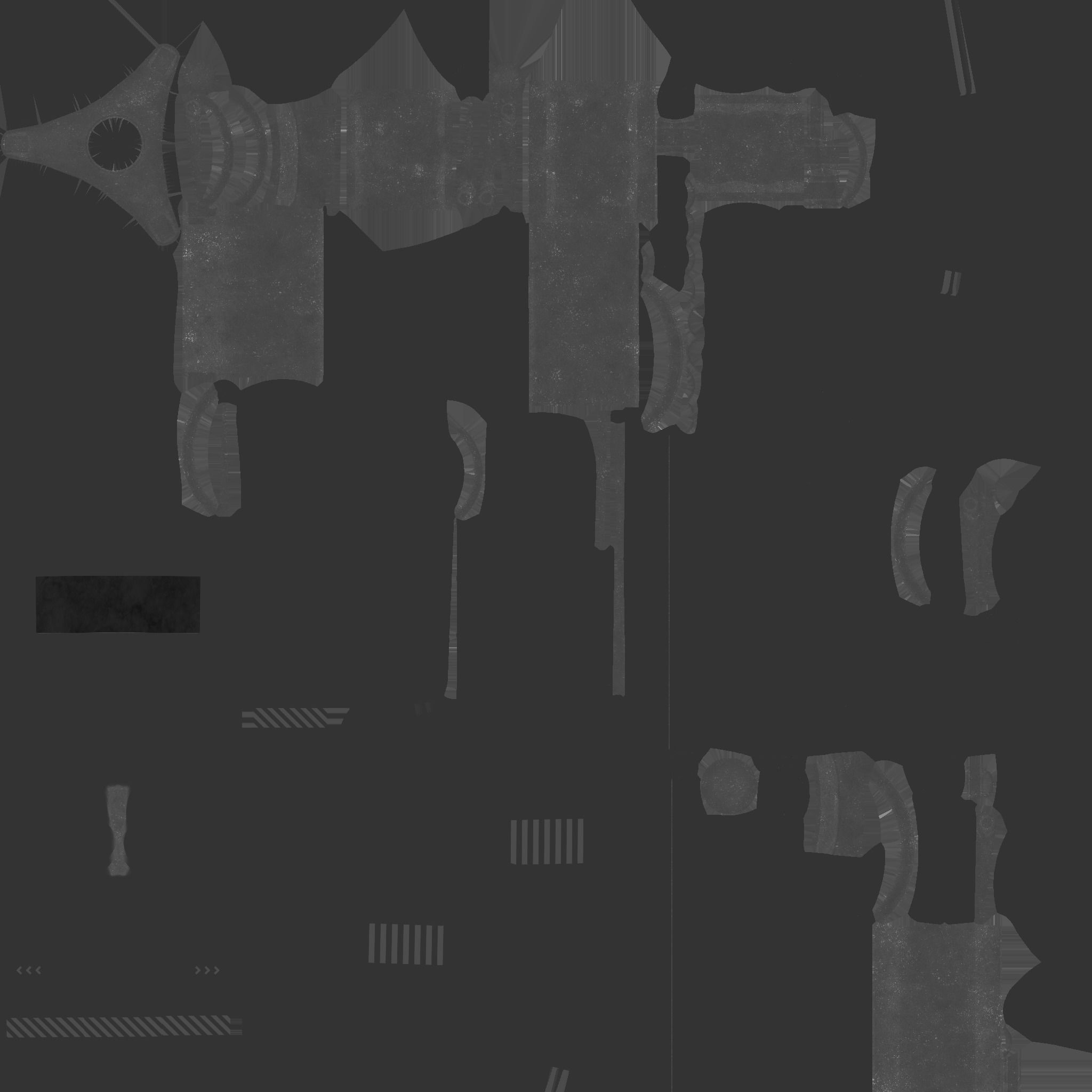 Robotic Hand A08 Aluminum - Machinery Industrial Design Low-poly 3D model_30