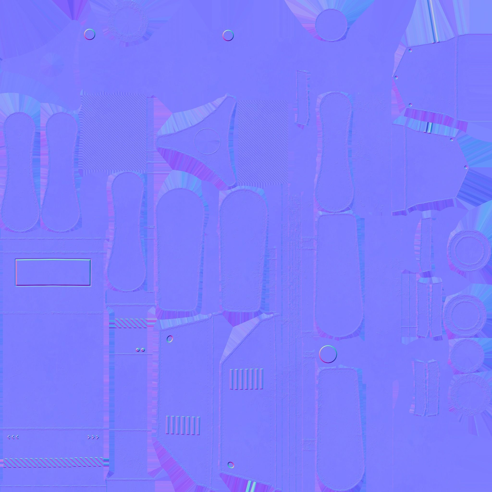 Robotic Hand A08 Aluminum - Machinery Industrial Design Low-poly 3D model_29