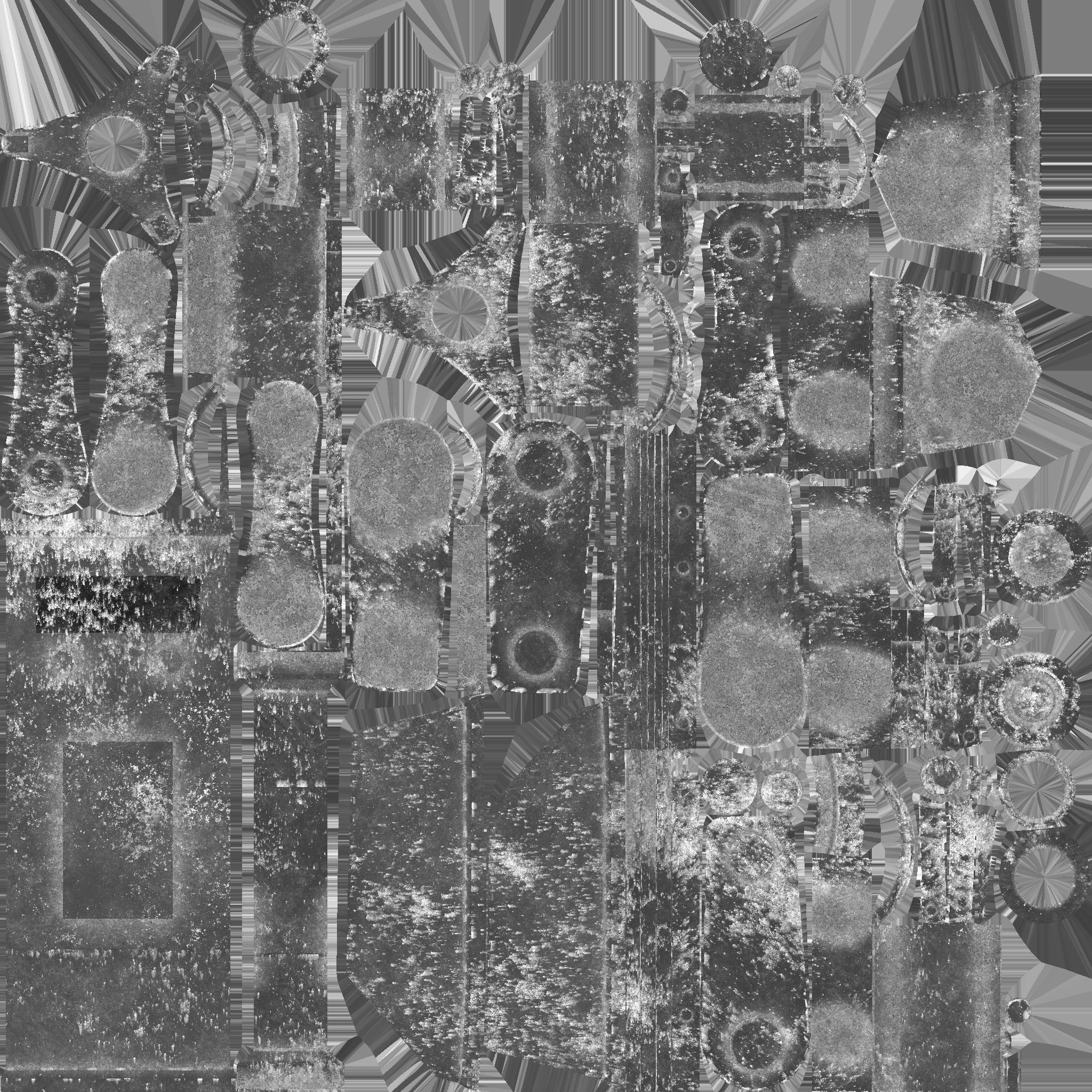 Robotic Hand A09 Destroyed - Machinery Industrial Design Low-poly 3D model_30