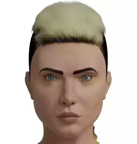 Fighter character 3D model