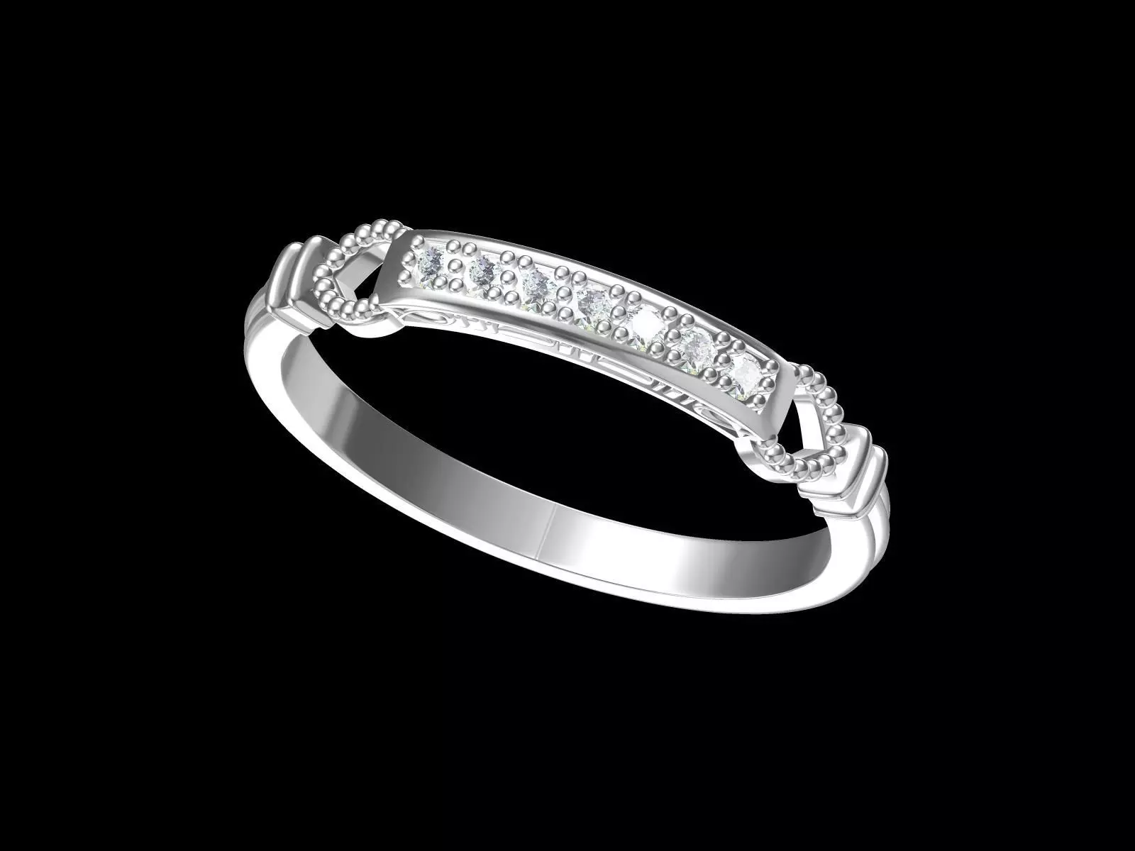 Wedding band Free 3D print model
