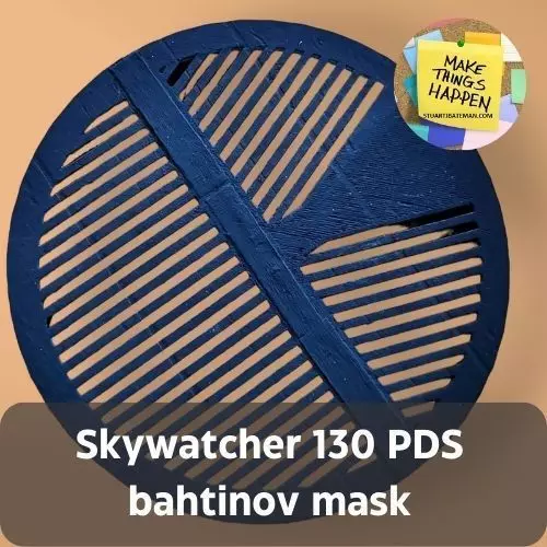 BAHTINOV MASK FOR SKYWATCHER 130 PDS Free 3D print model